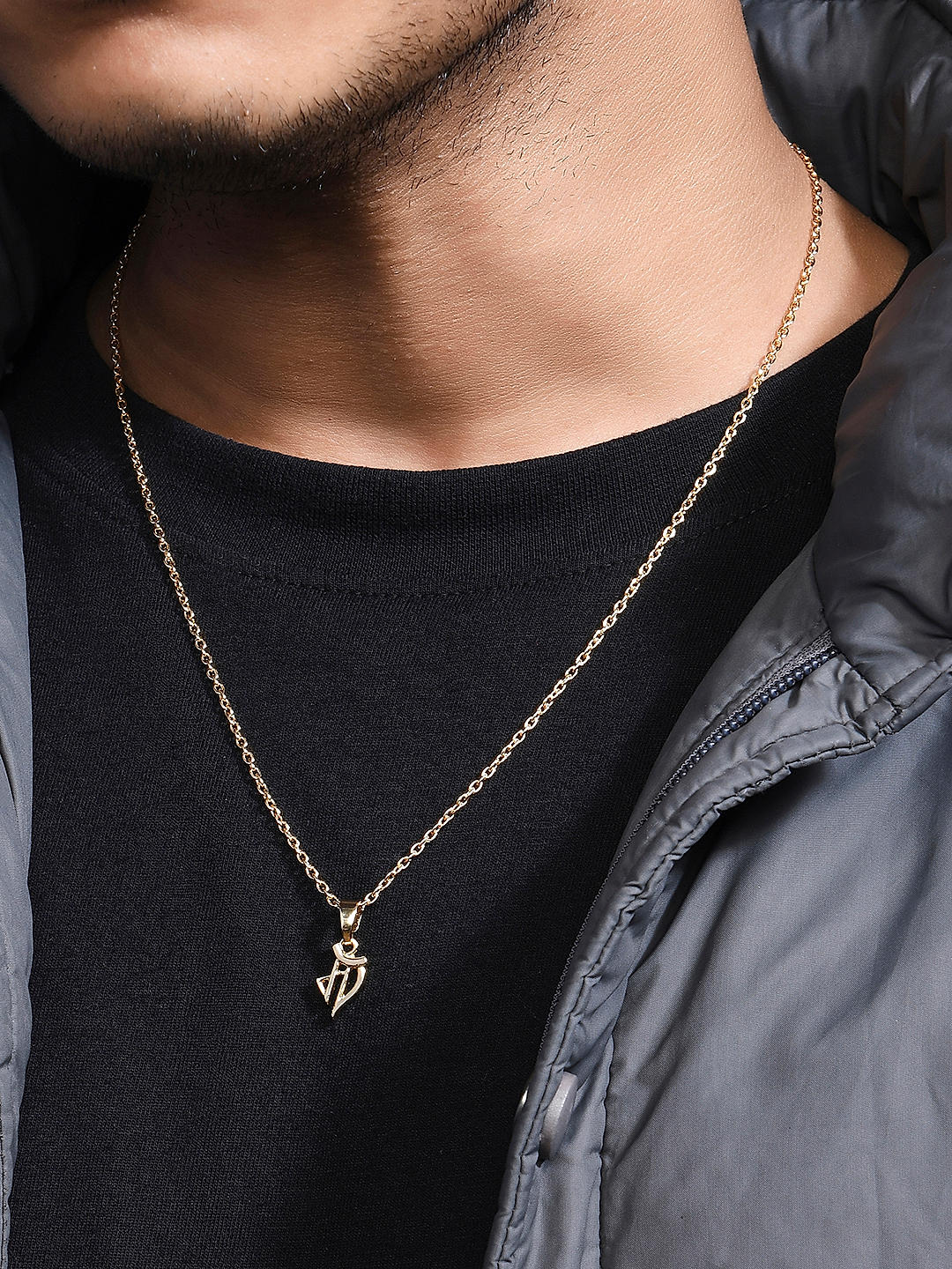 3mm Herringbone Gold Chain Necklace for Men — WE ARE ALL SMITH