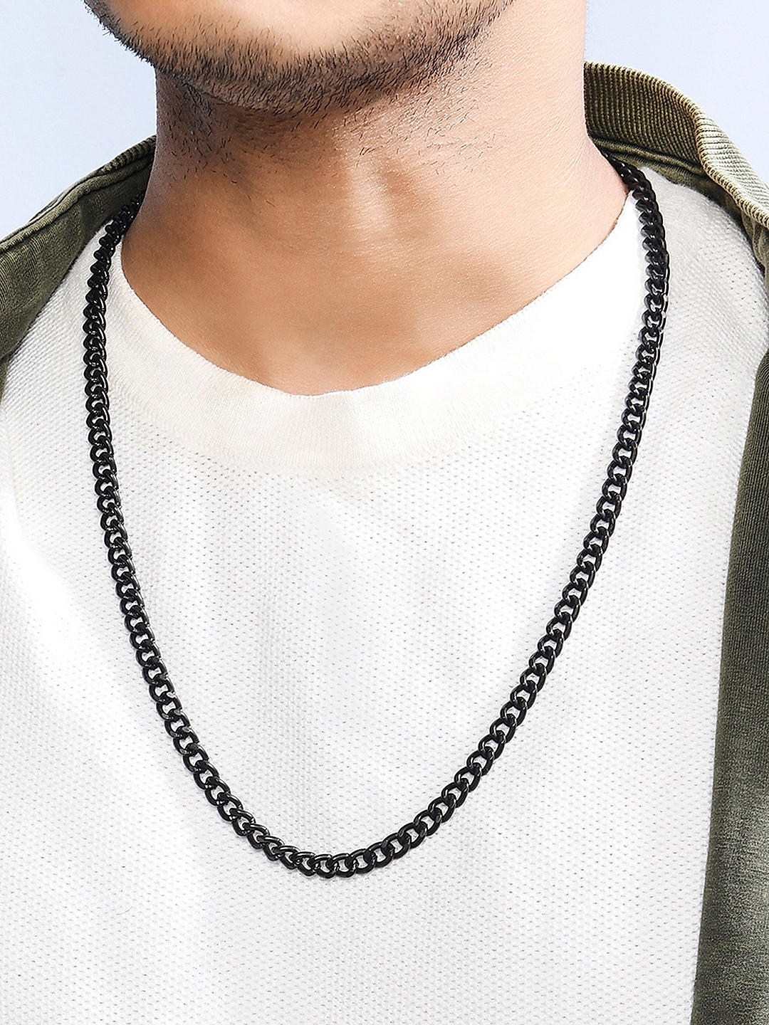 Black Diamond Miami Cuban Link Chain Necklace Men''s, Packaging Type: Box  at Rs 300000/piece in Surat