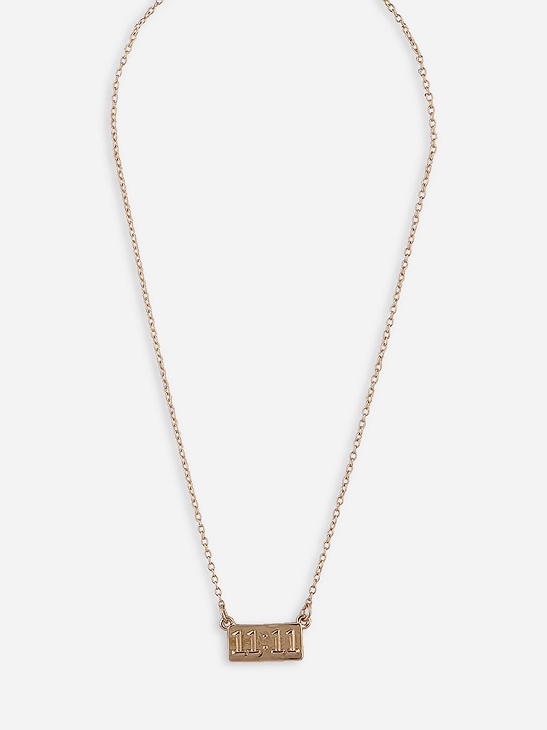 11:11 Angel Number Necklace ∙ 18k Gold – theurbanattic