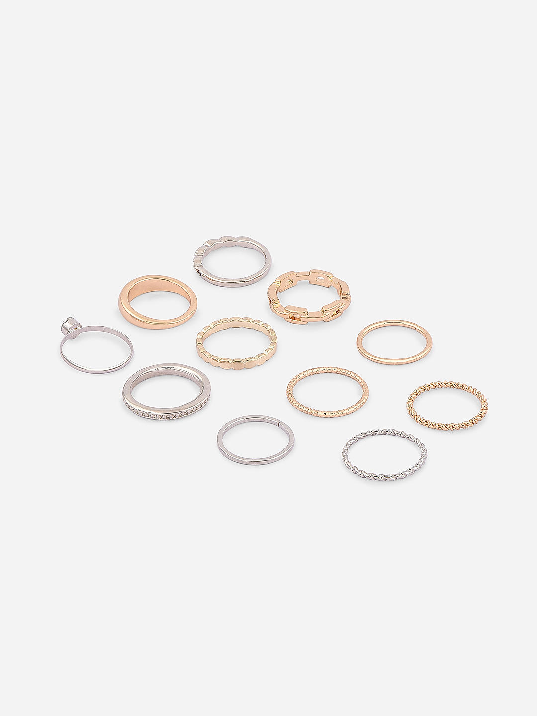 Buy ARZONAI Watch Chain Ring Set women's new joint ring combination set of  6 Rings for Women Metal Chain Ring - Multi Finger Online at Best Prices in  India - JioMart.