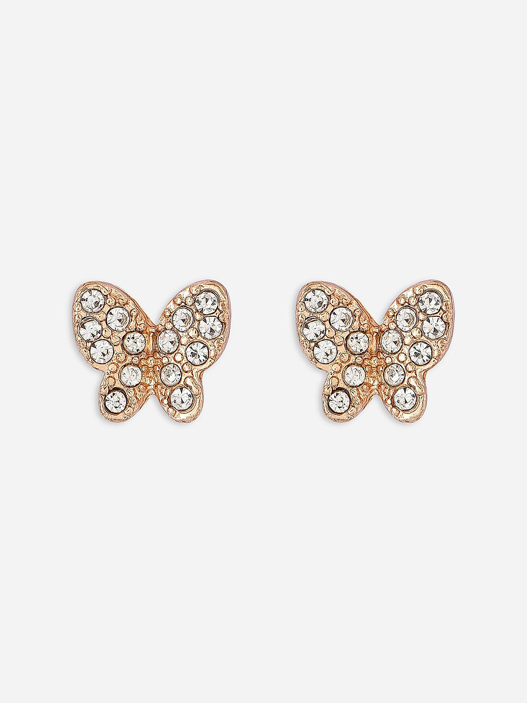 Amazon.com: Rnivida 925 Sterling Silver Butterfly Stud Earrings for  Women,Dainty Aurora Borealis CZ Tiny Butterfly Earrings for One or multiple  piercings: Clothing, Shoes & Jewelry