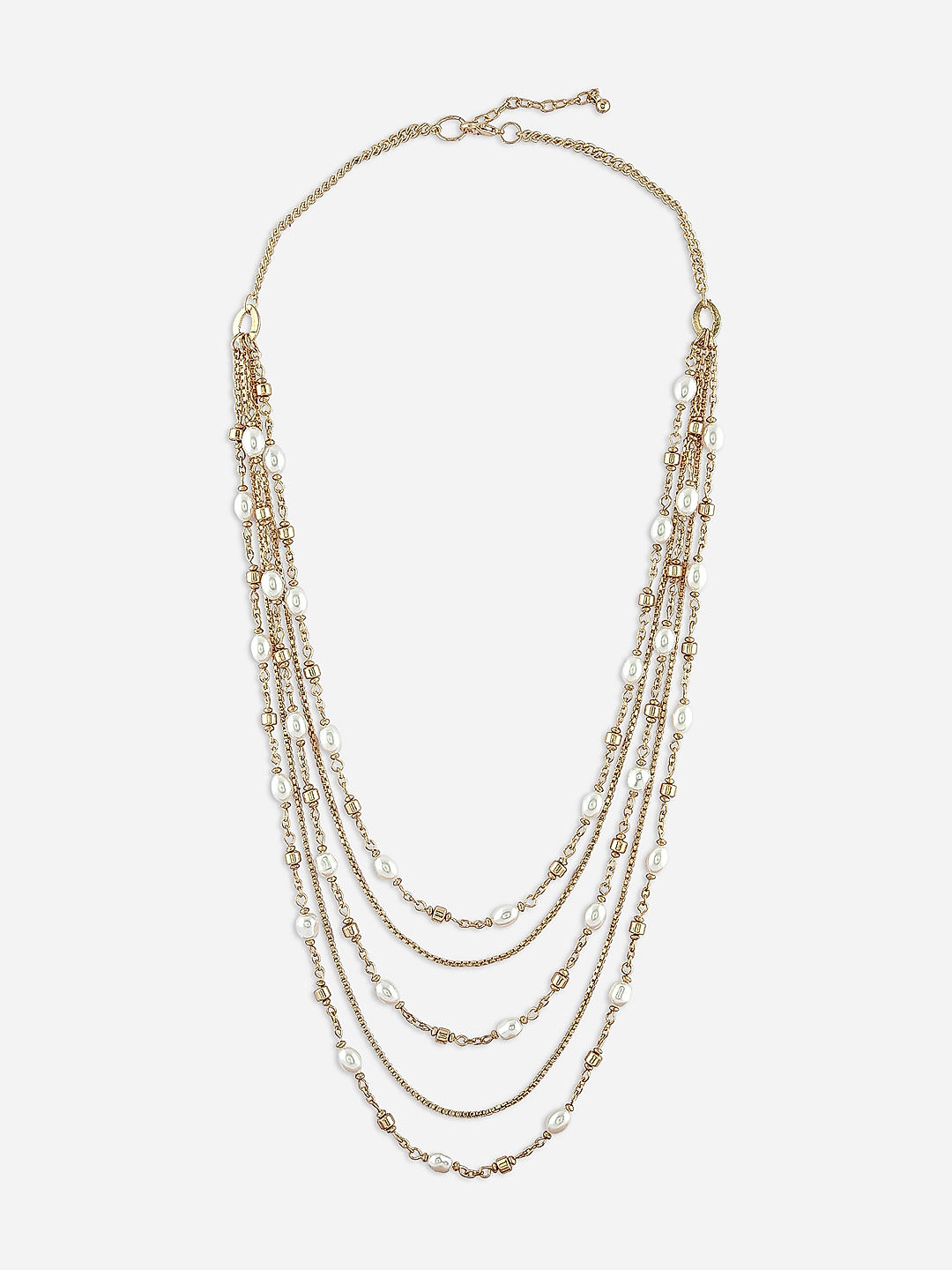 Layered Necklace Lab-Created White Sapphires Sterling Silver | Kay