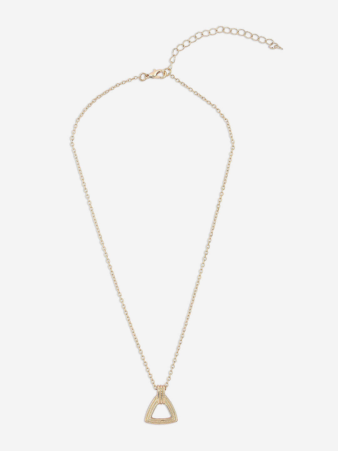 18k Gold Triangle Diamond Vermeil Lariat Necklace | Uncommon James