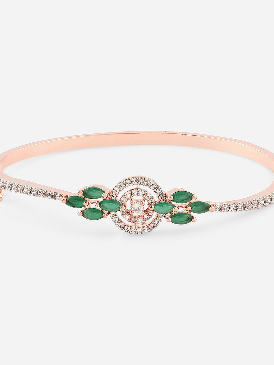 Lab Created Emerald and Diamond 14kt White Gold Bracelet | Costco-hdcinema.vn