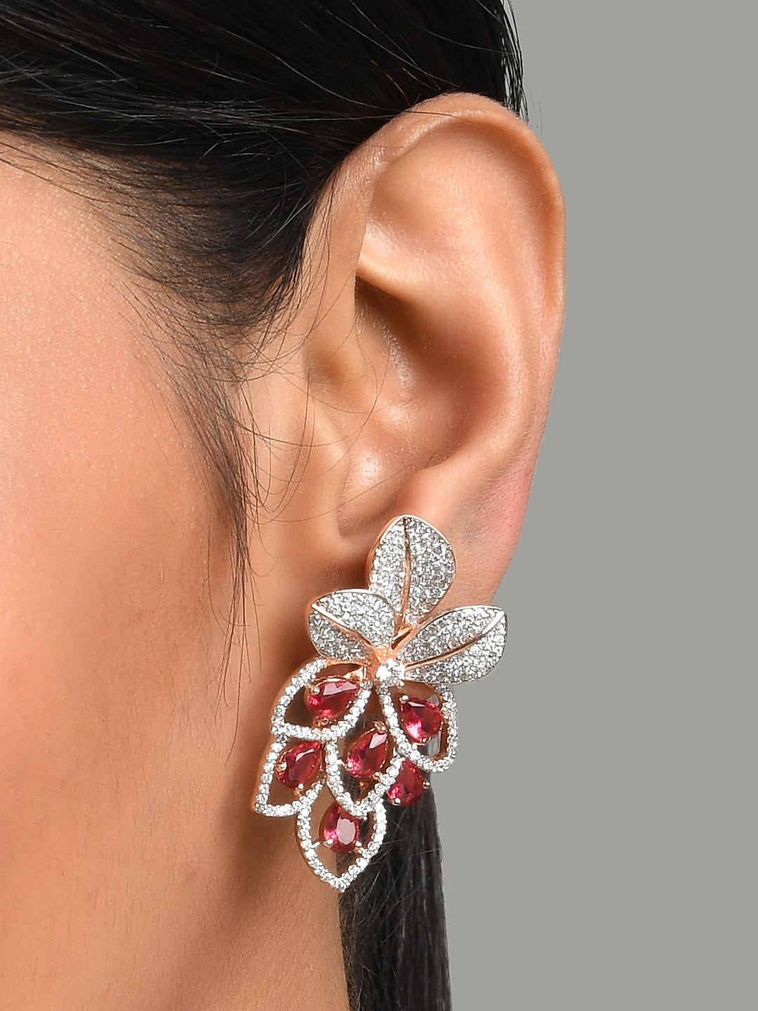 Beautiful American Diamond Indian Jewelry Design Chandbali - Etsy