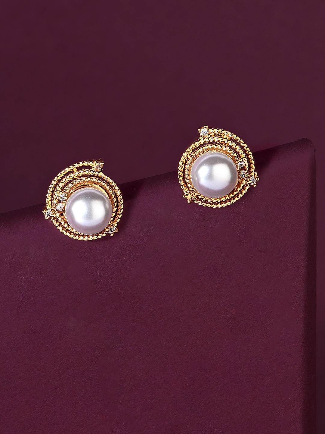 White Pearl Grape Cluster Earrings with Freshwater Pearls and Diamonds –  Chris Chaney
