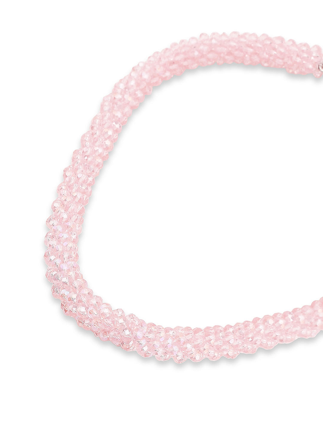 Pink Rhodonite Chinese Shou Beads Necklace - Ruby Lane
