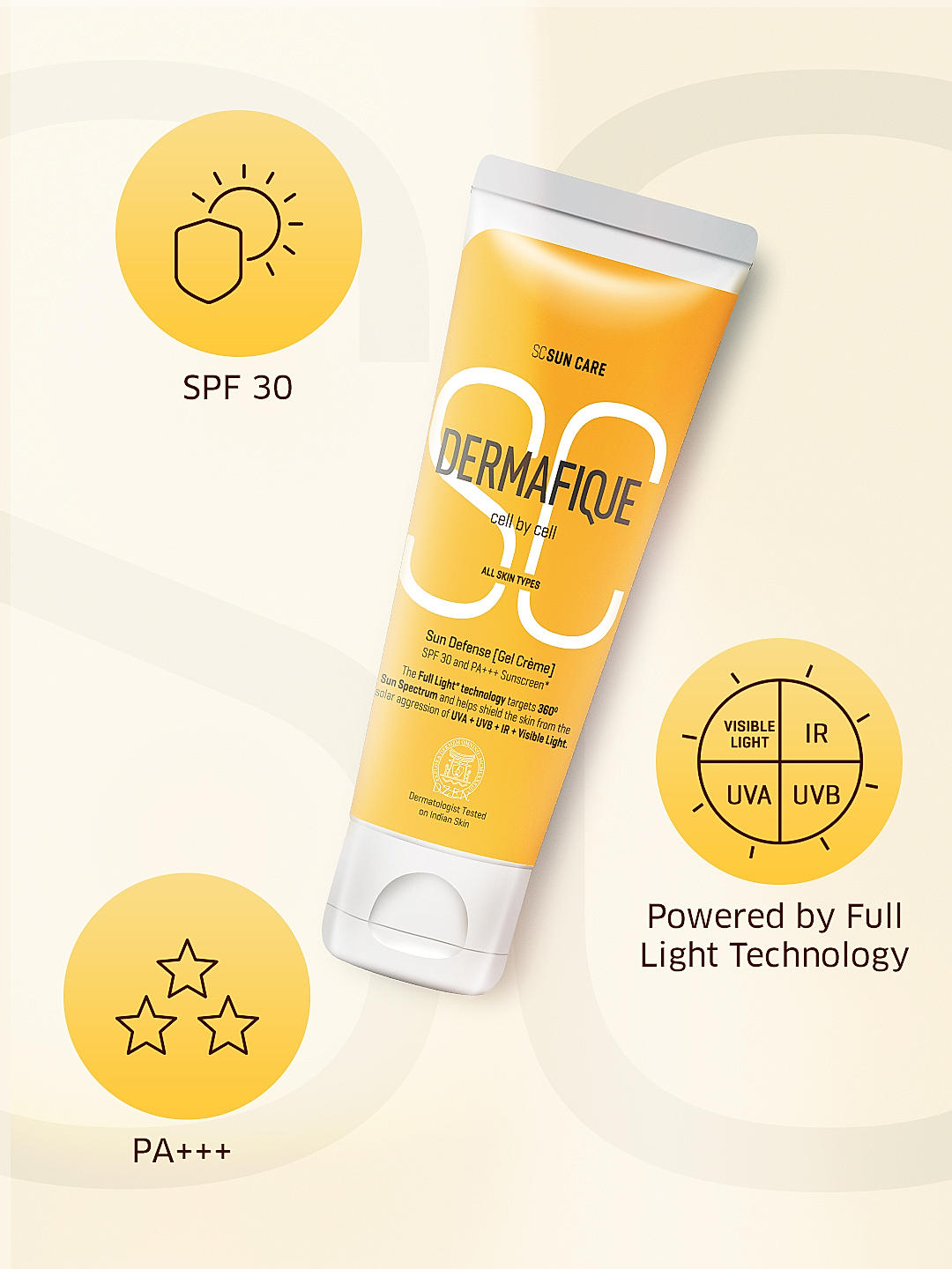 Dermafique Soleil Immun- Alle Matt Sonnenschutz Nicht Klebend Creme (30 G)