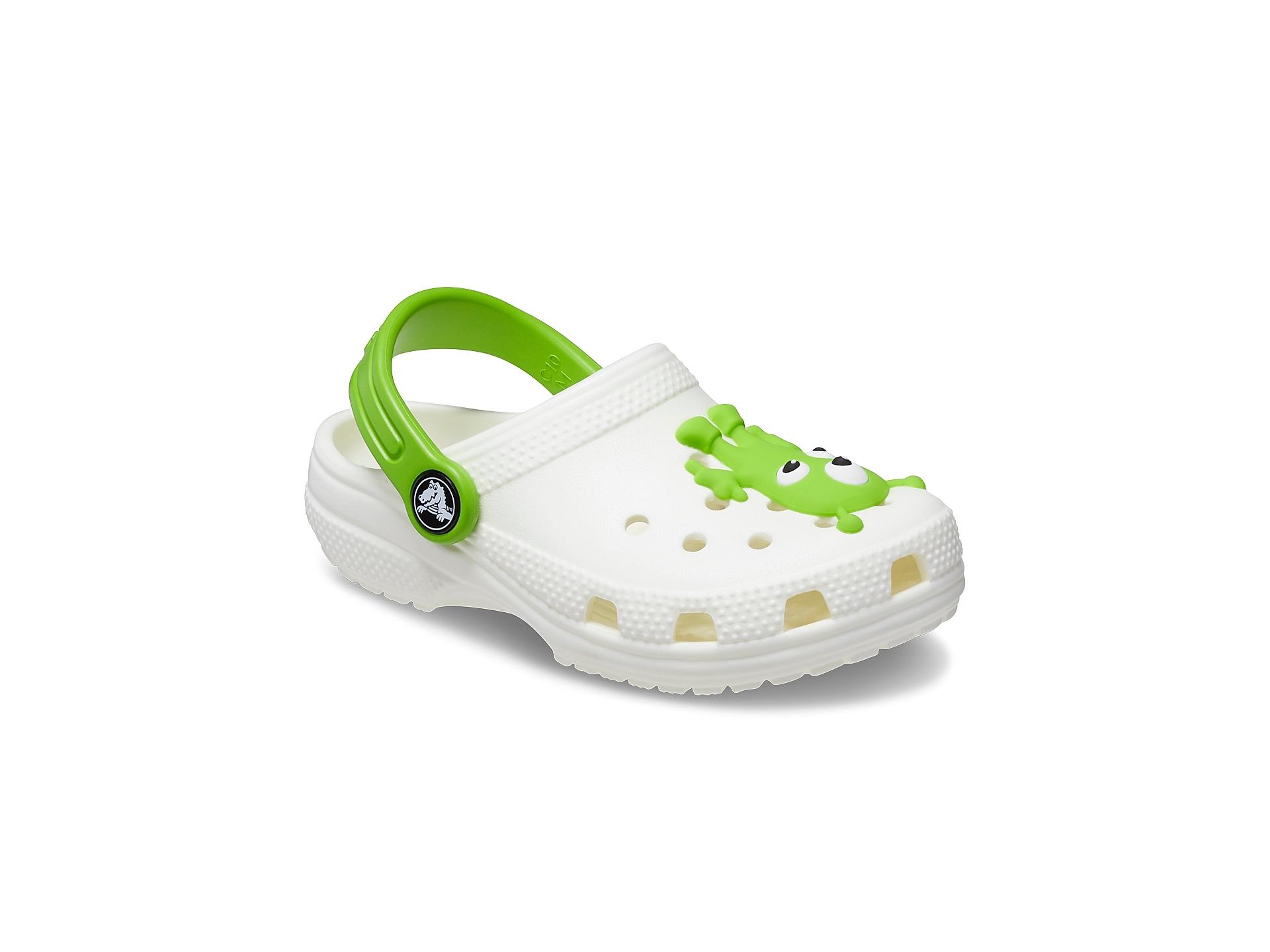 Green kids crocs hotsell