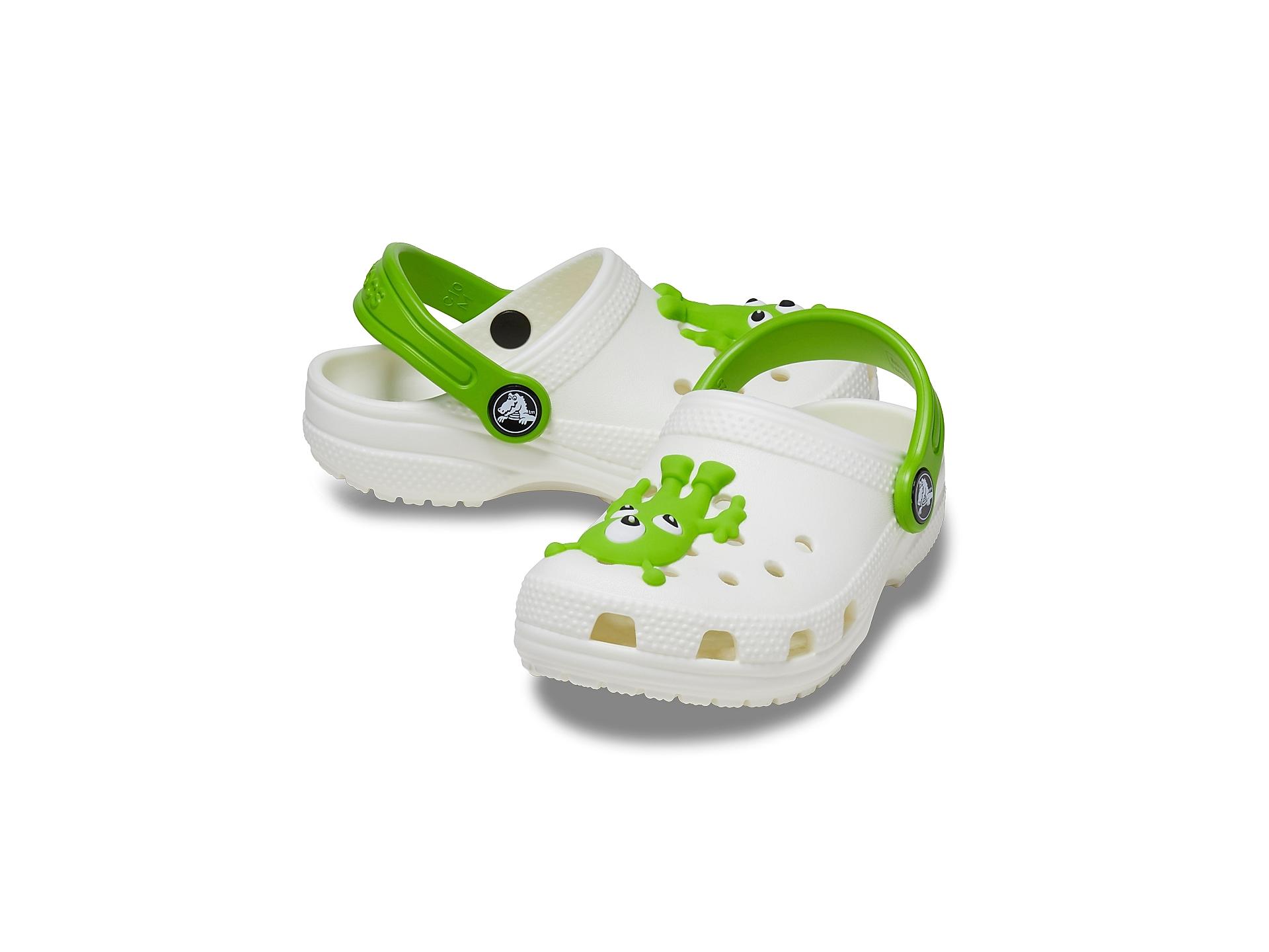 Buy CROCS GREEN KIDS TODDLER CLASSIC GLOW ALIEN CLOGS Online at Regal Shoes 10951134