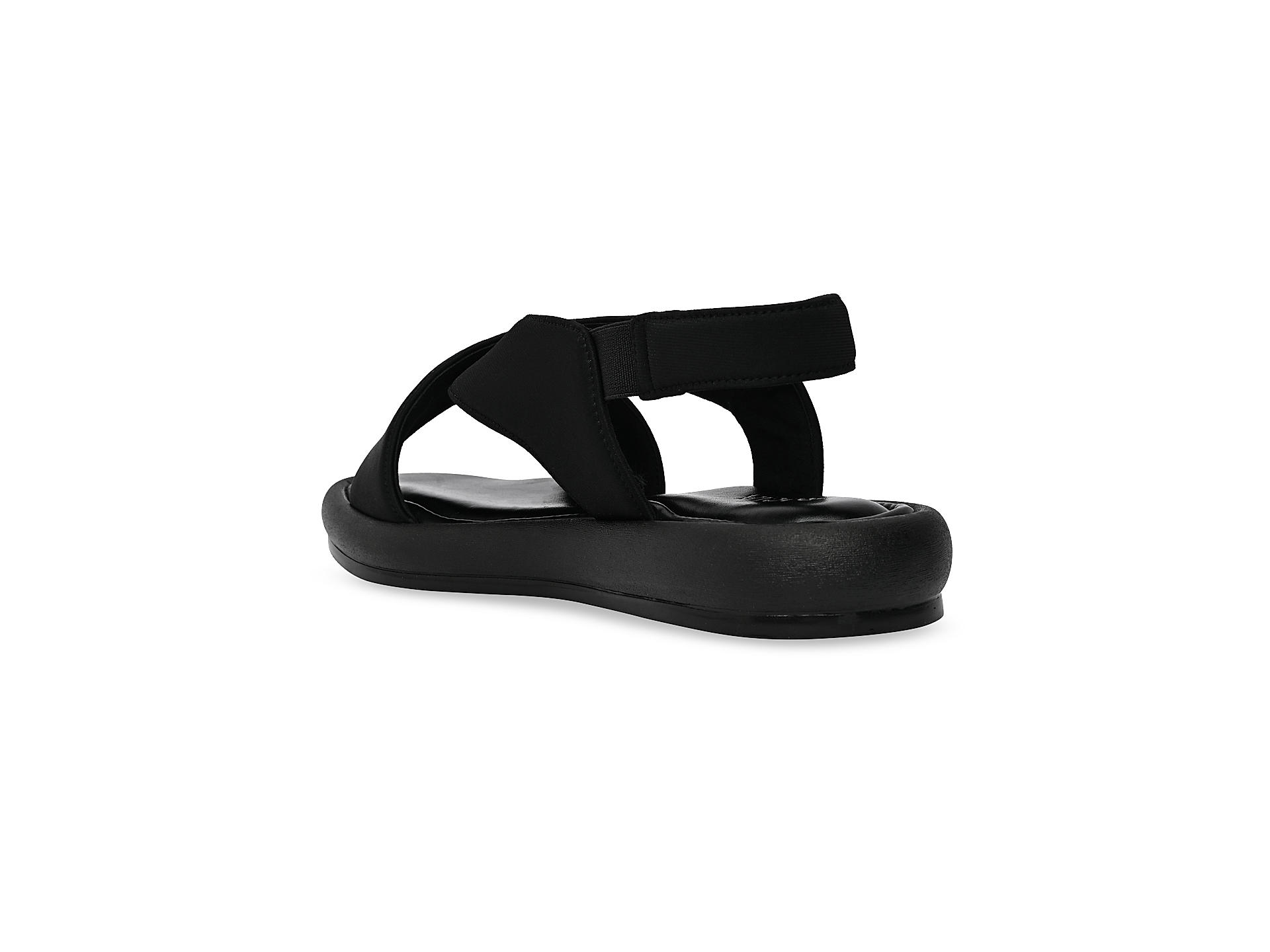 Buy Rocia Black Women Casual Cross Sandals Online at Regal Shoes 11089534