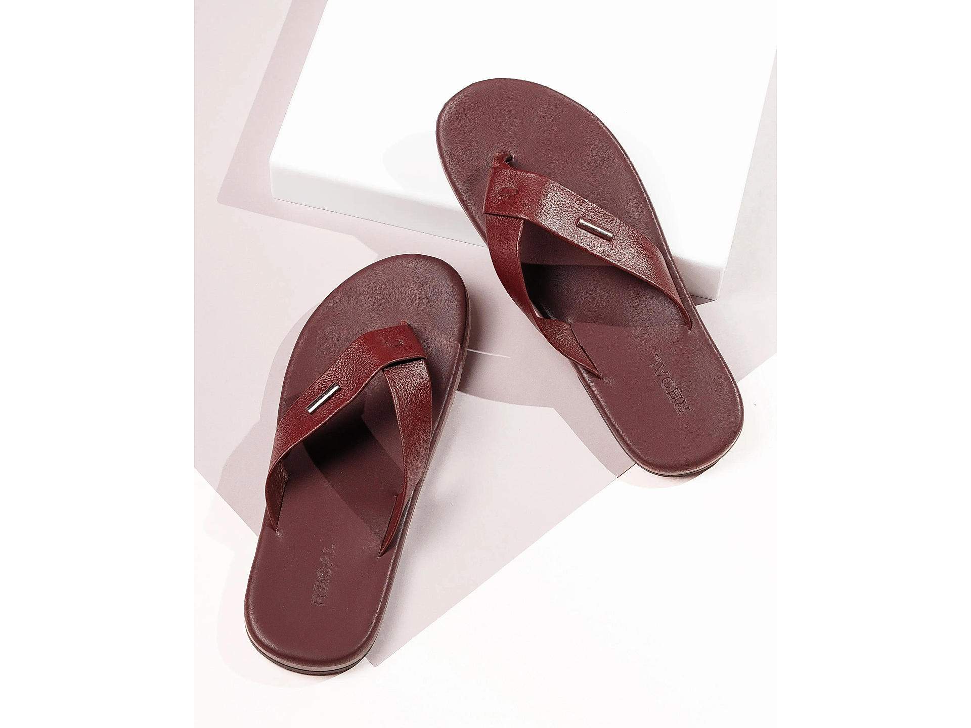 Buy Regal Brown Leather Thong Sandals Shoes for Men Online at Regal Shoes 1274792