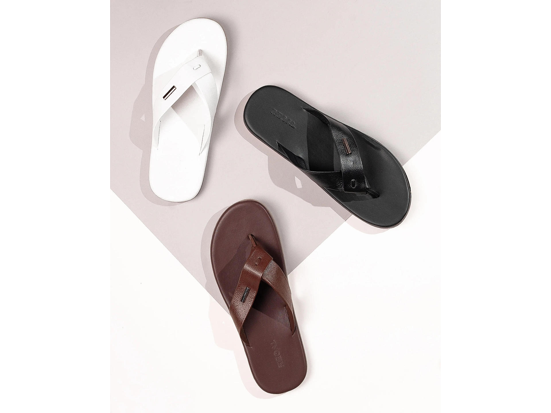 Mens leather thong sandals sale deals