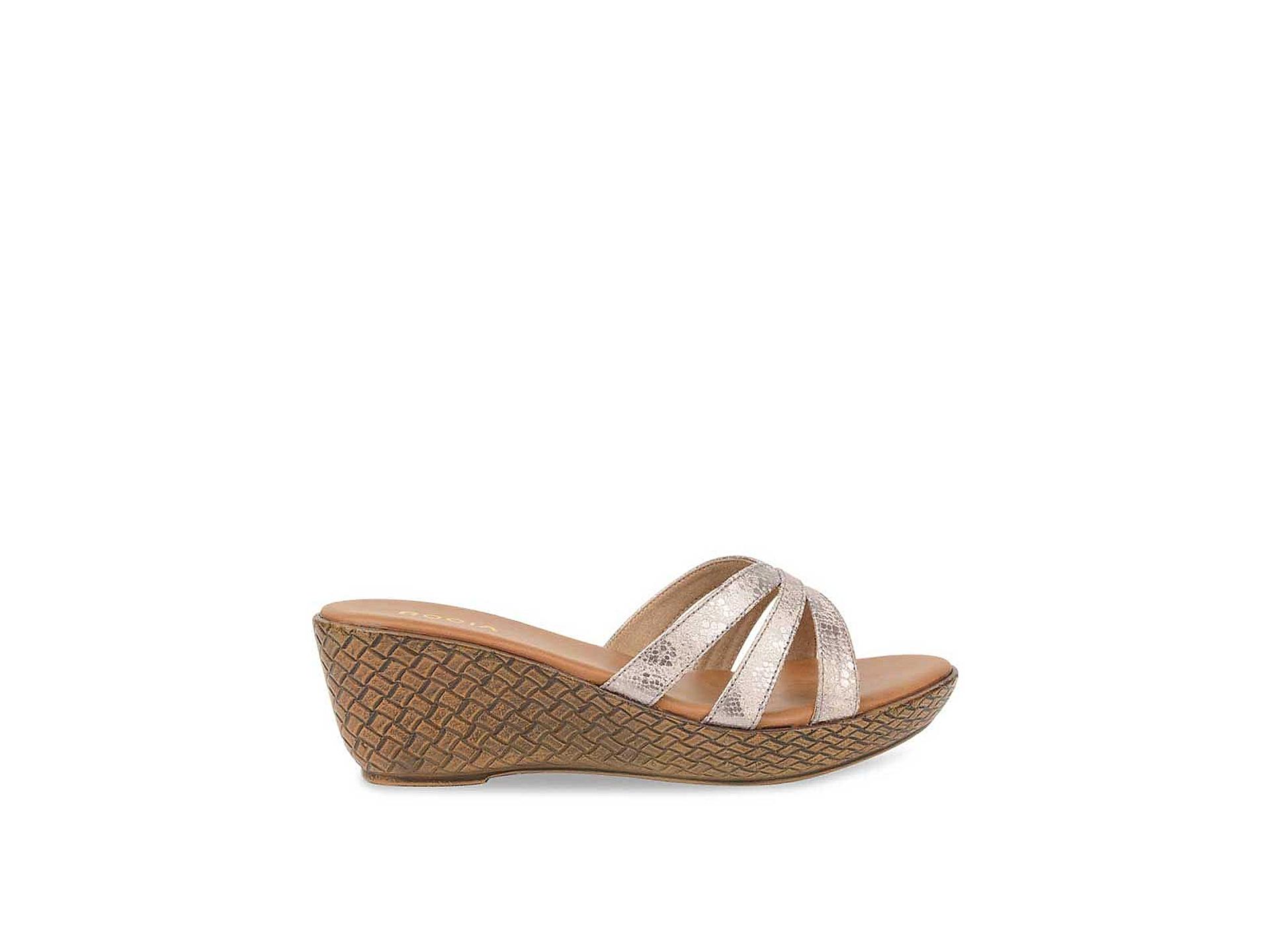 Buy Rocia Womens Gun Metal Textured Wedges Online at Regal Shoes 7822878