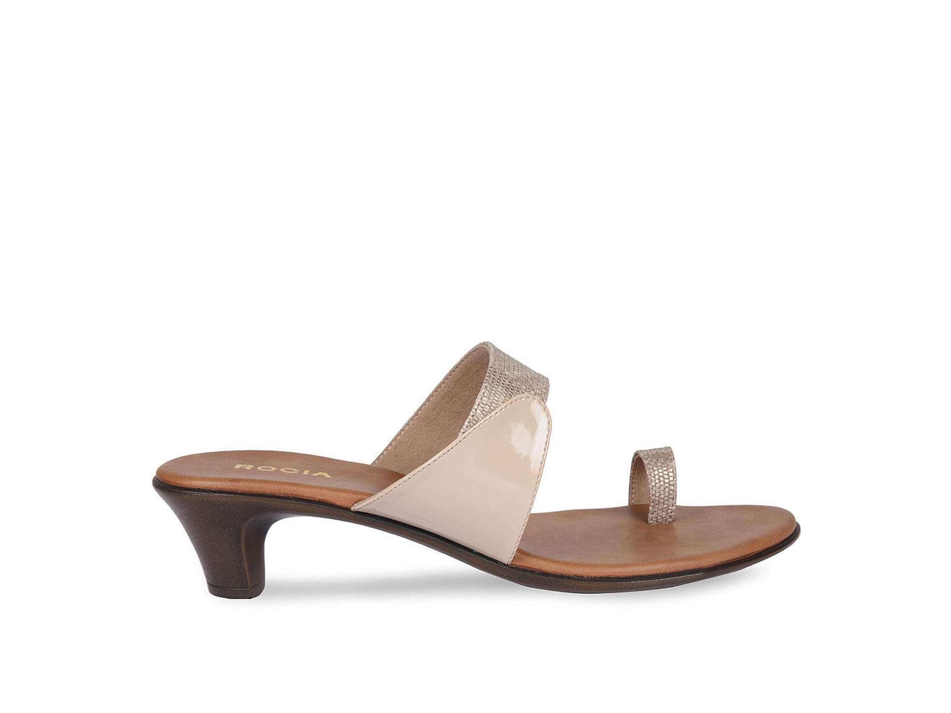 Buy Rocia Beige Women One Toe Sandals Online at Regal Shoes 7994887