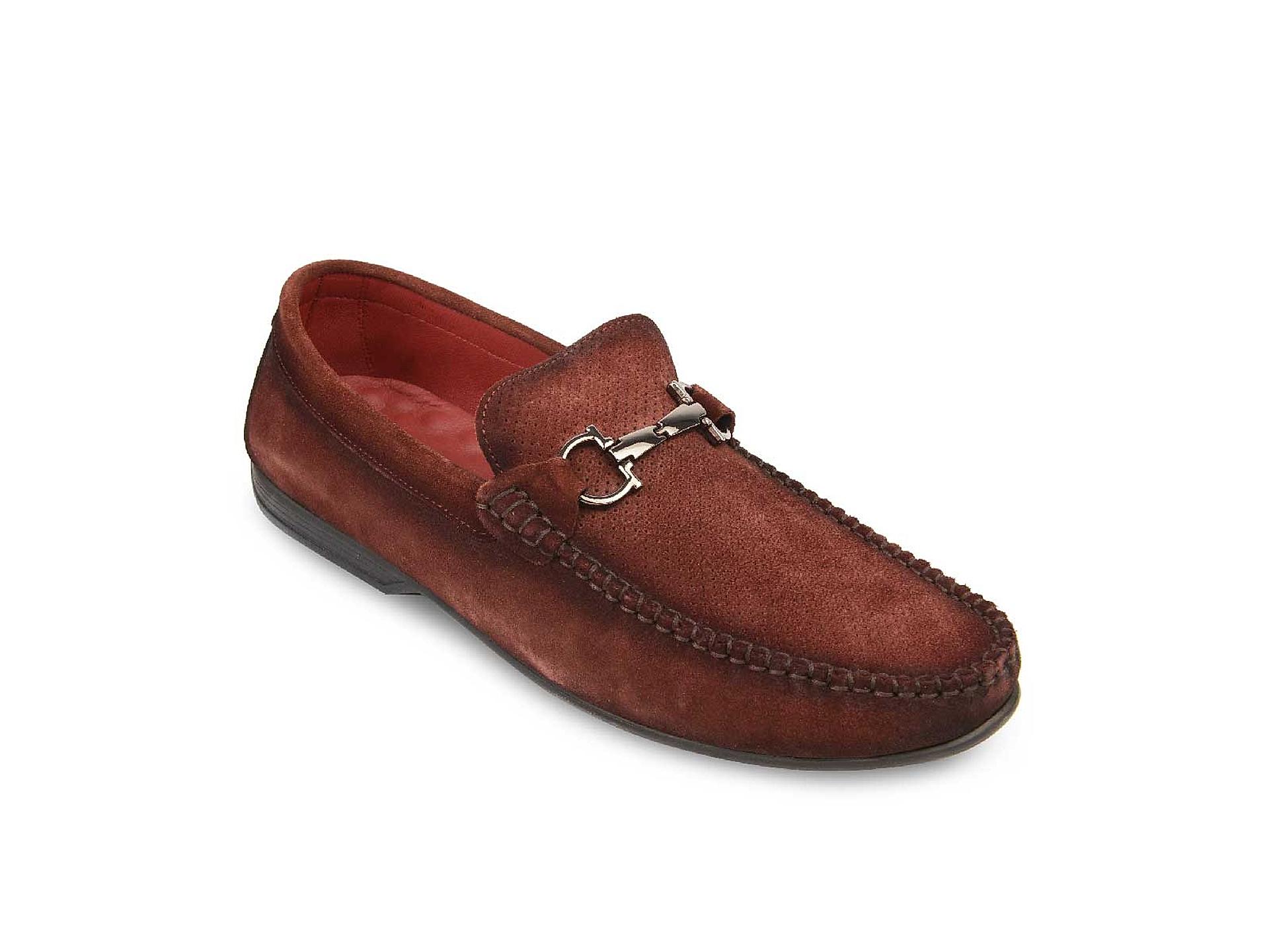 Buy Regal Mens Maroon Leather Suede Loafers Shoes Online at Regal Shoes 8235474