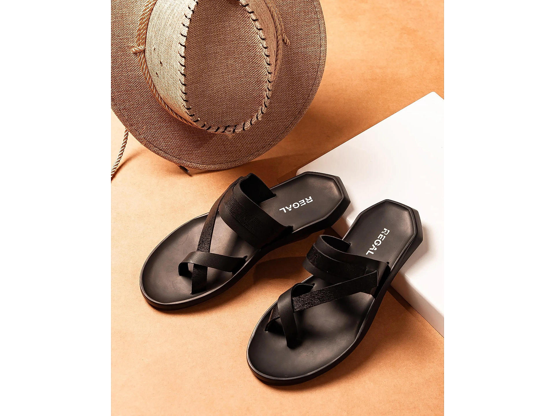Male leather slippers online