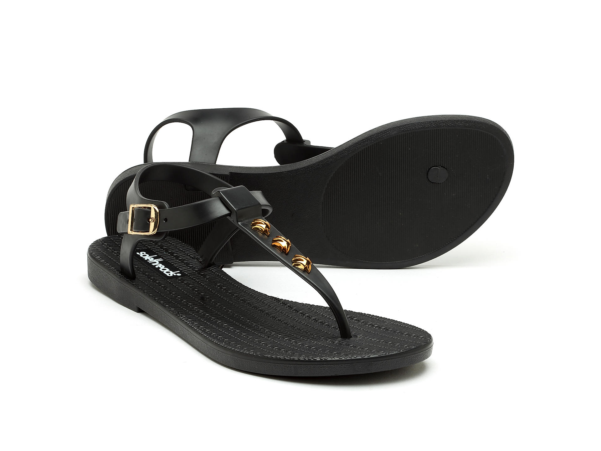 Buy Sole Threads Women s Black Summer Sandals Online at Regal Shoes 8558148