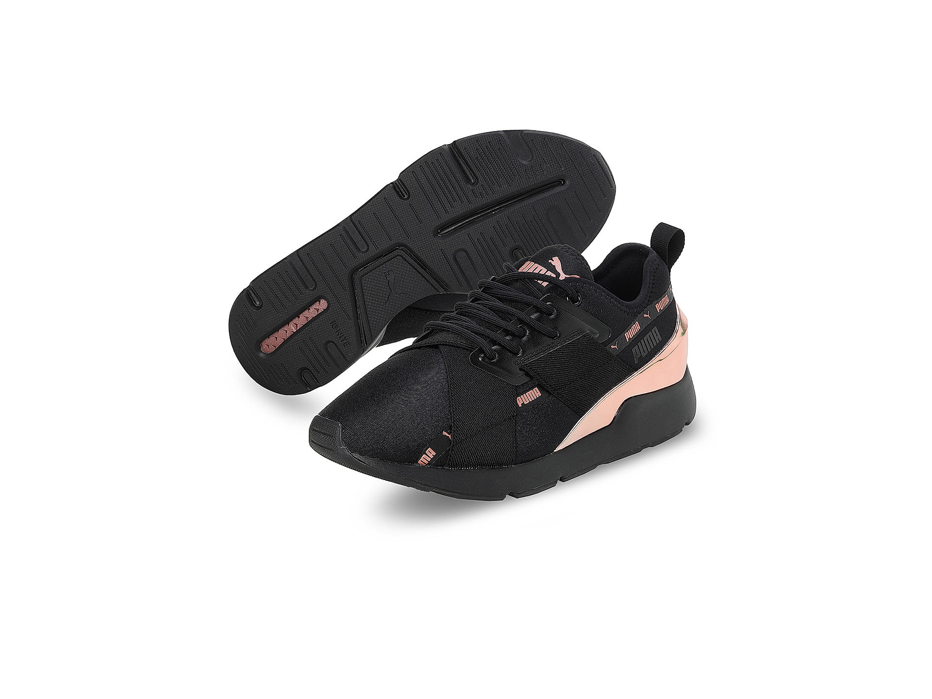 Buy Puma Black Women Muse X 2 Metallic Wns V1 Lace Up Sneakers Online at Regal Shoes. 8742799