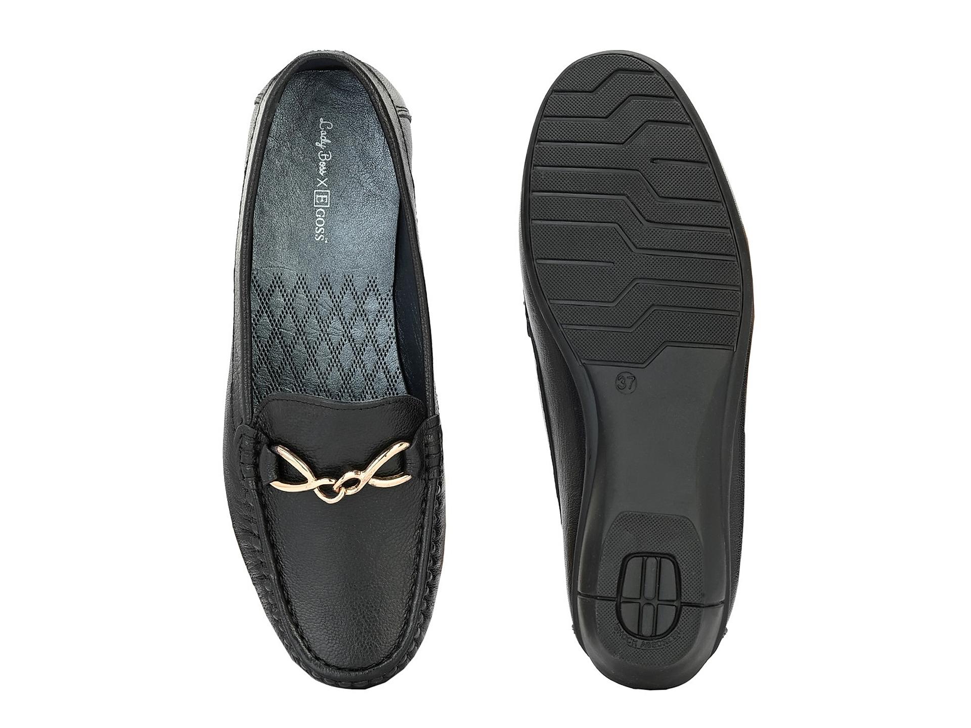 Buy Lady Boss By Egoss Black Women Loafers Online at Regal Shoes. 9780766