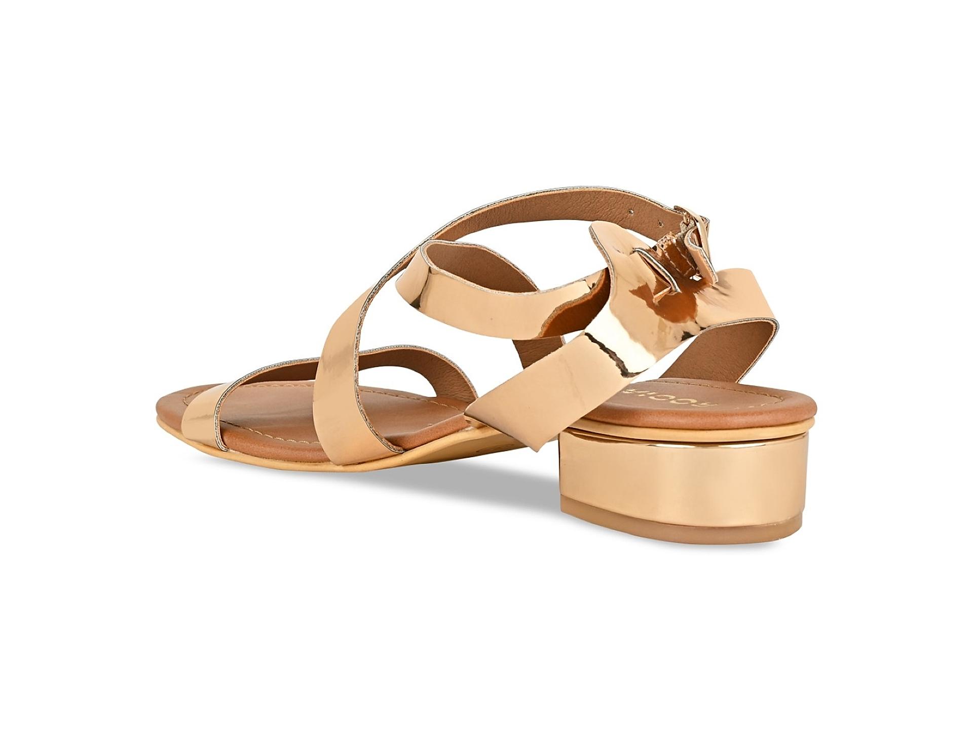 Buy Rocia Rose Gold Criss Cross Gladiator Sandals for Women Online at Regal Shoes 9934418