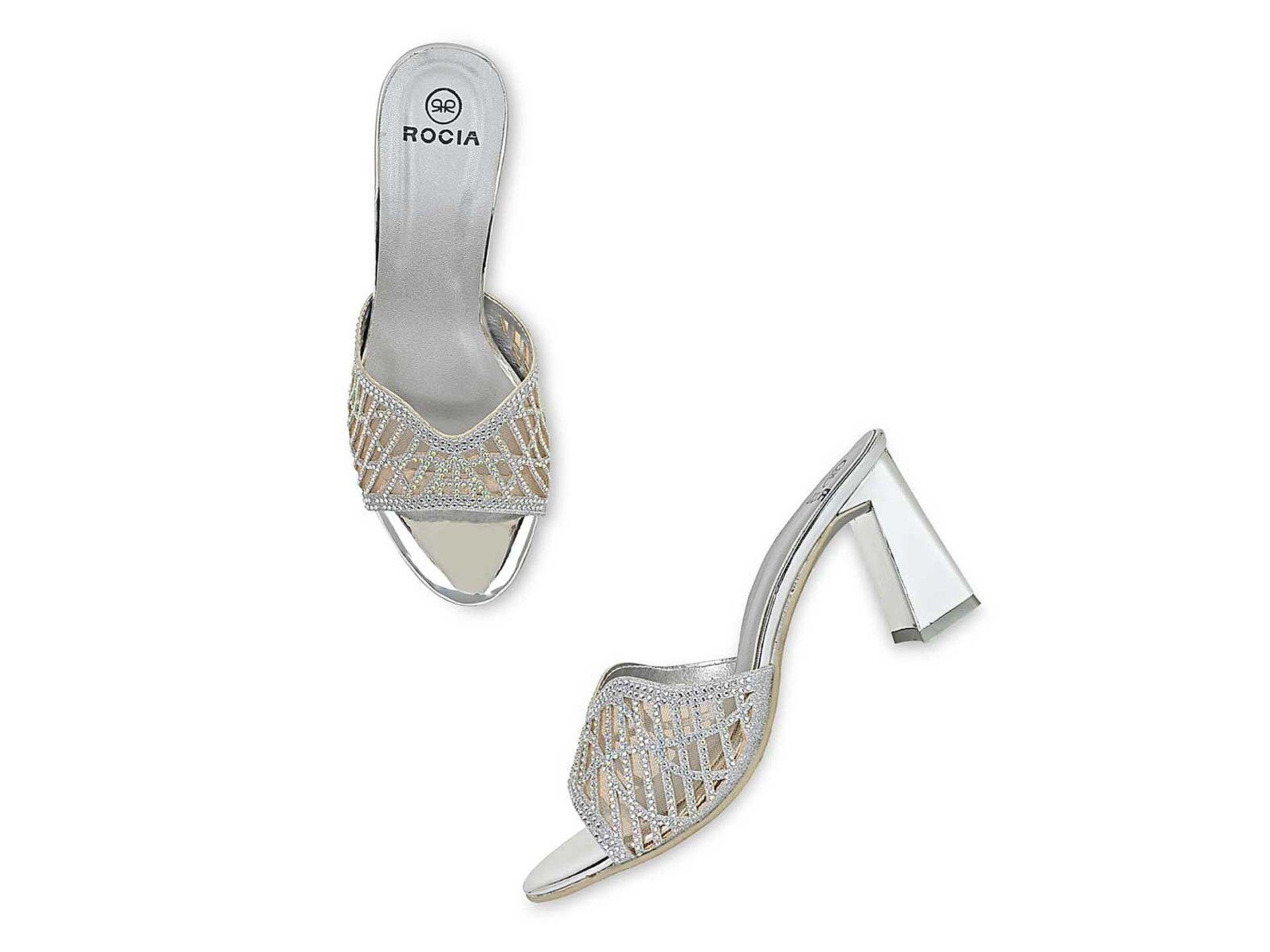 Silver diamond sandals discount