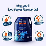 Fiama Men Shower Gel Refreshing Pulse, Body Wash with Skin Conditioners for Refreshed Skin, 1.5L pouch