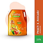 Fiama Shower Gel Peach & Avocado, Body Wash with Skin Conditioners for Soft Moisturised Skin, 1.5L pouch