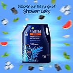 Fiama Men Shower Gel Refreshing Pulse, Body Wash with Skin Conditioners for Refreshed Skin, 1.5L pouch