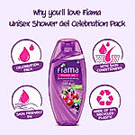 Shower Gel Unisex Celebration Pack, 125ml (Pack of 5) + Loofah