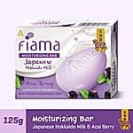 Fiama Japanese Hokkaido Milk Bar Acai Berry 125g