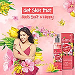 Happy Naturals Yuzu & Bergamot Shower gel, 250 ml + Happy Naturals Plum Blossom & Ylang Perfume Mist, 120 ml