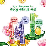  Happy Naturals Yuzu & Bergamot Perfume Mist, 120 ml