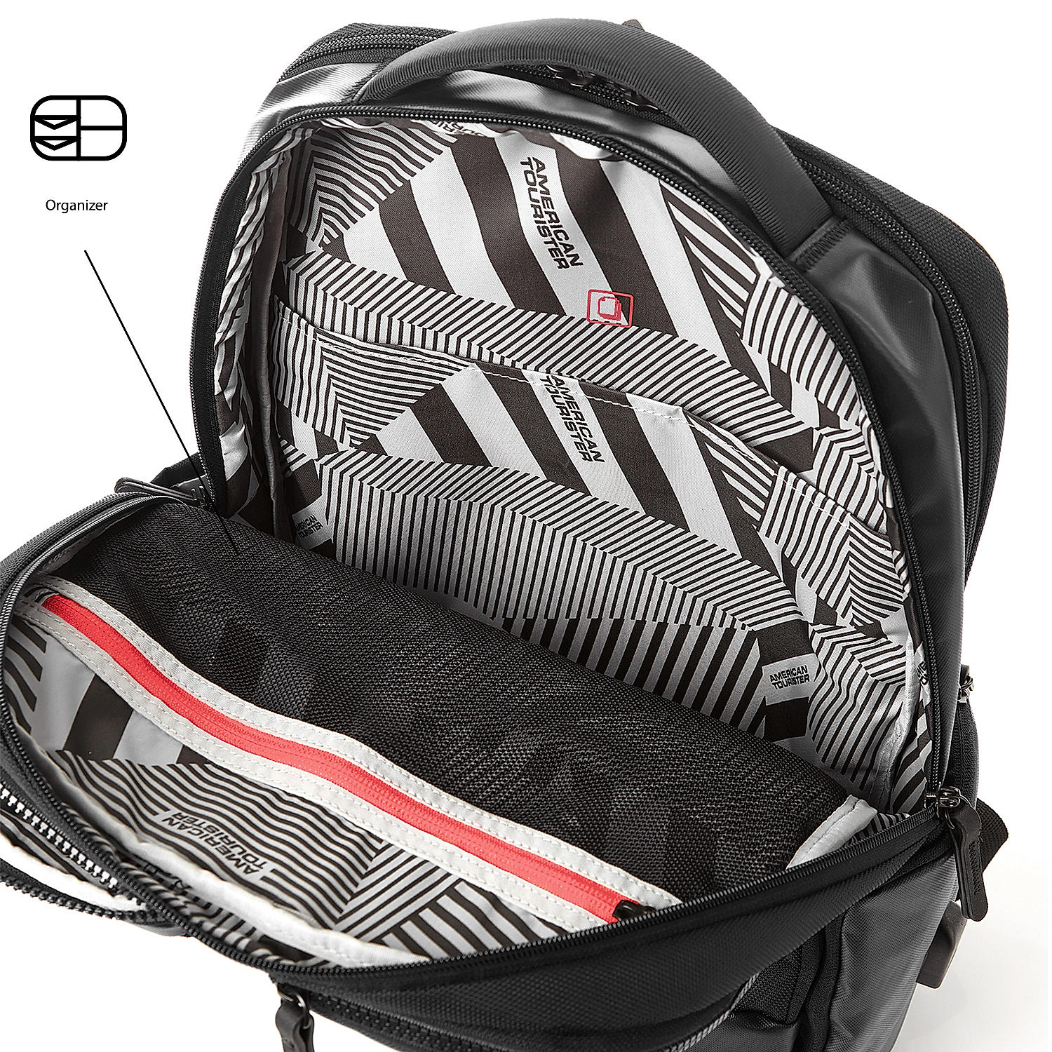 Buy Black Zork2.0 Backpack 02 for Office Online at American Tourister 511968