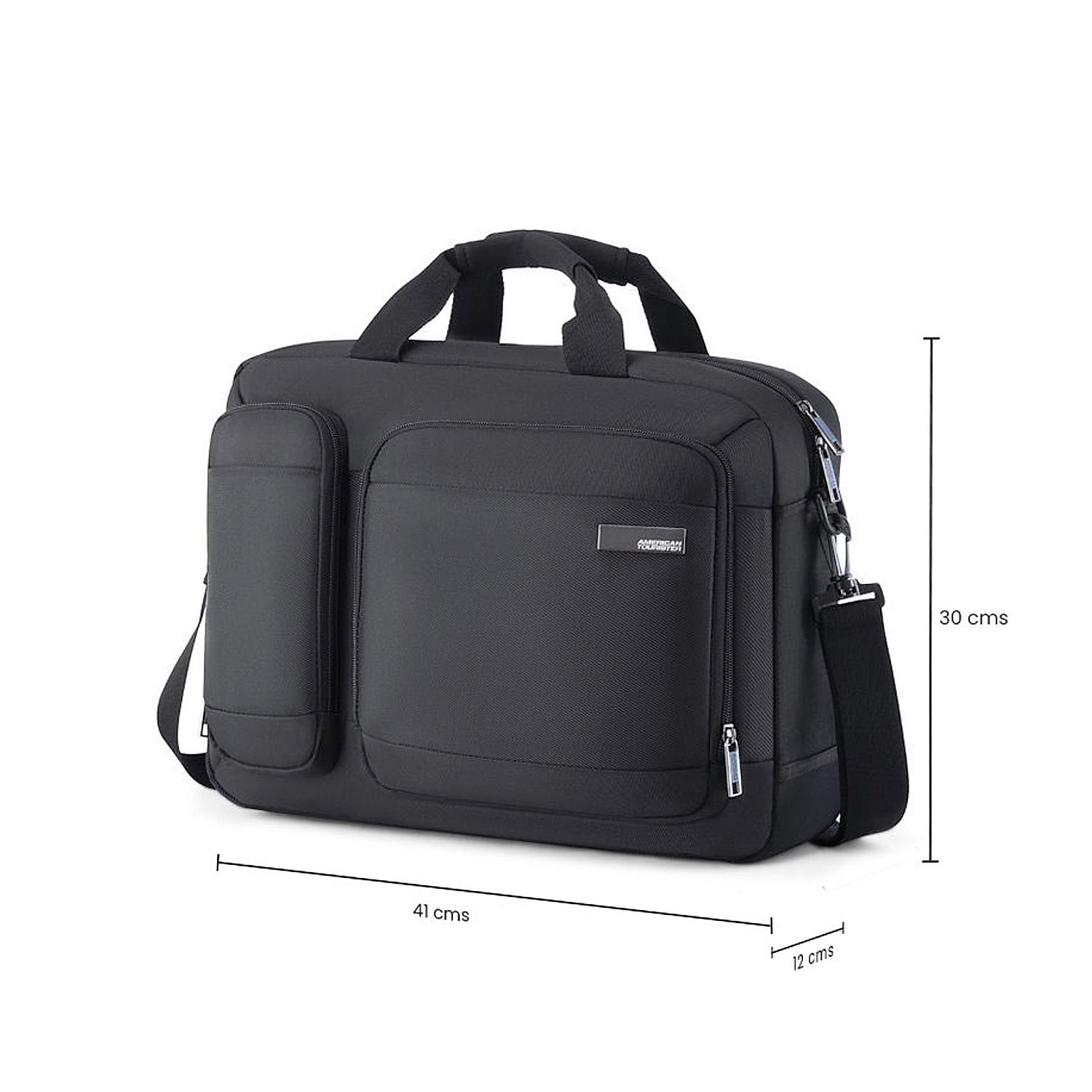 Buy Black Nova Briefcase Medium 30 cm Briefcase Online at American Tourister 512050