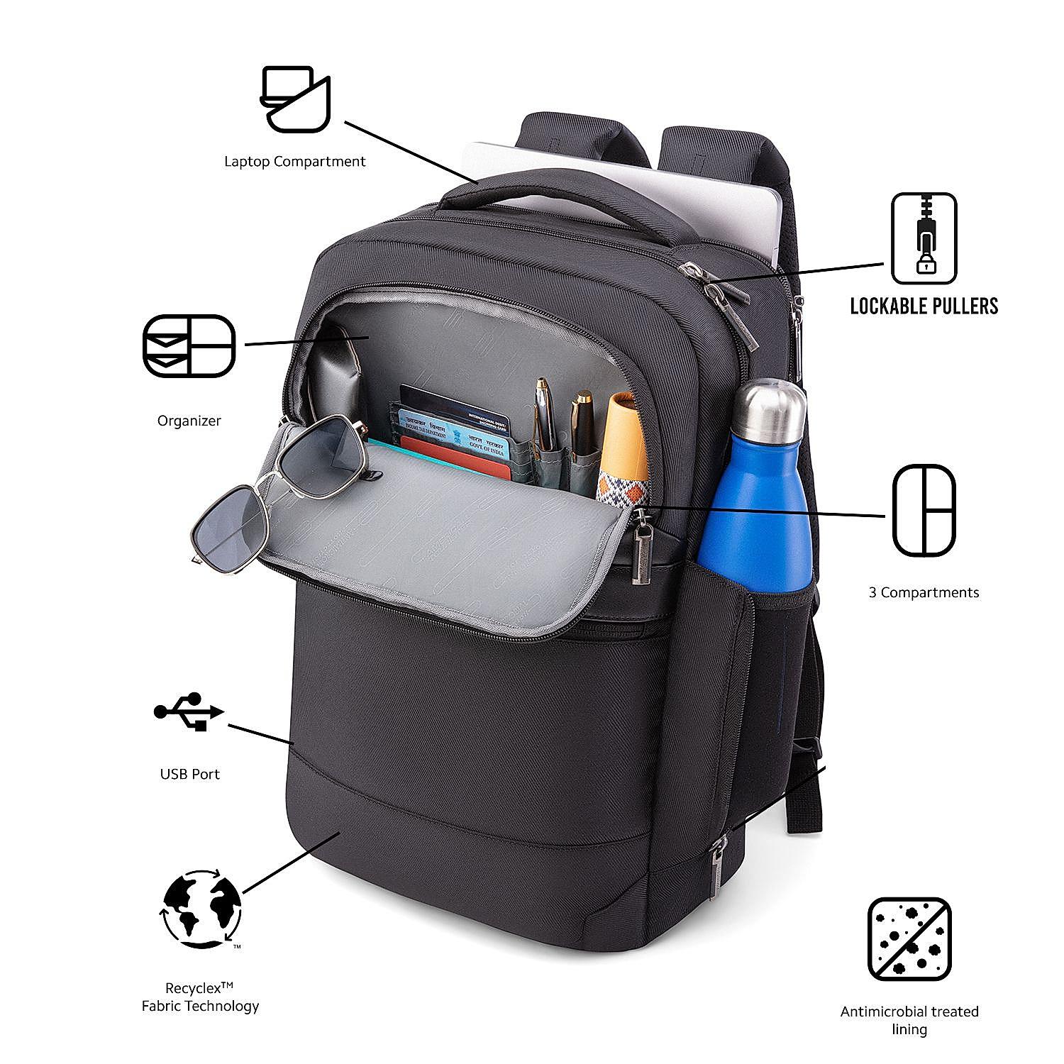 Buy Black Rubio Backpack 02 for Office Online at American Tourister 511957