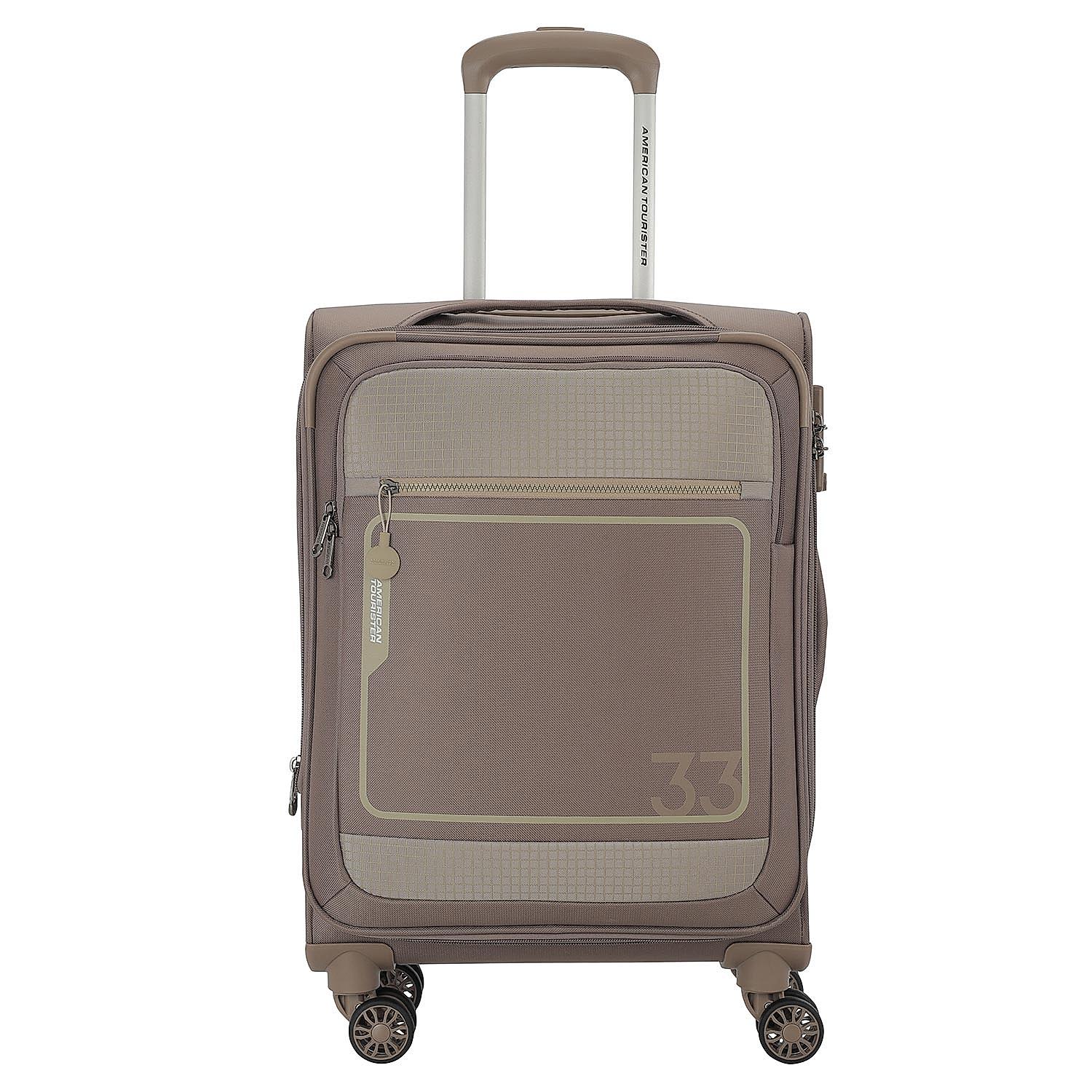 Buy Brown Altair Spinner Cabin 58.5 cm Softside Luggage Online at American Tourister 511847