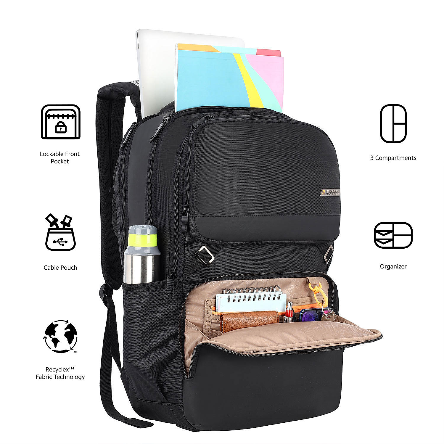 Backpack with detachable compartments best sale