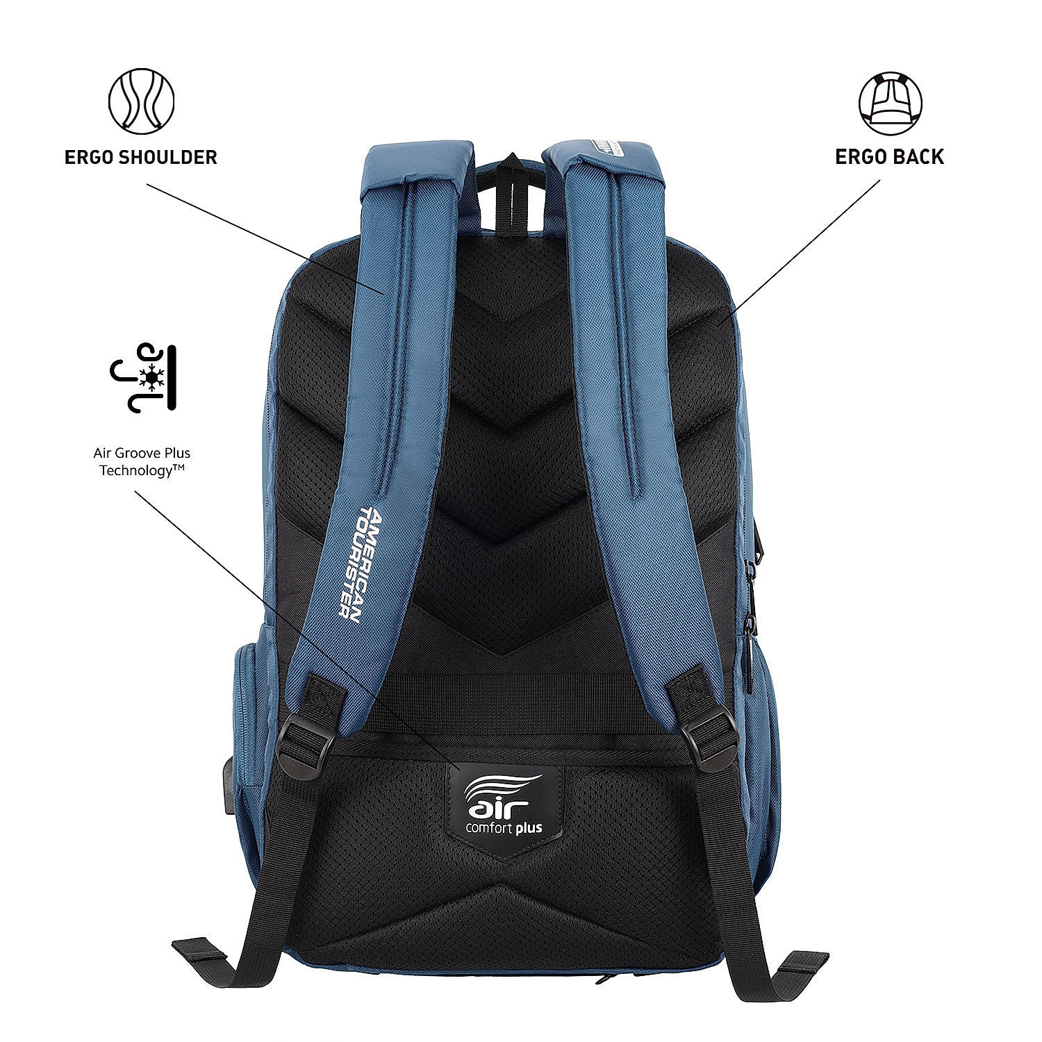 Buy Blue Segno 2.0 Backpack 03 Detachable Online at American Tourister 511892