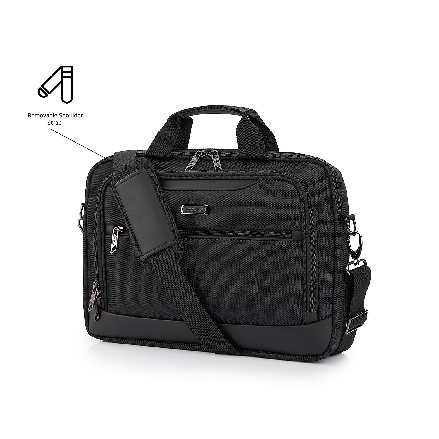 Buy Black Bass Briefcase 45 cm Online at American Tourister 521103