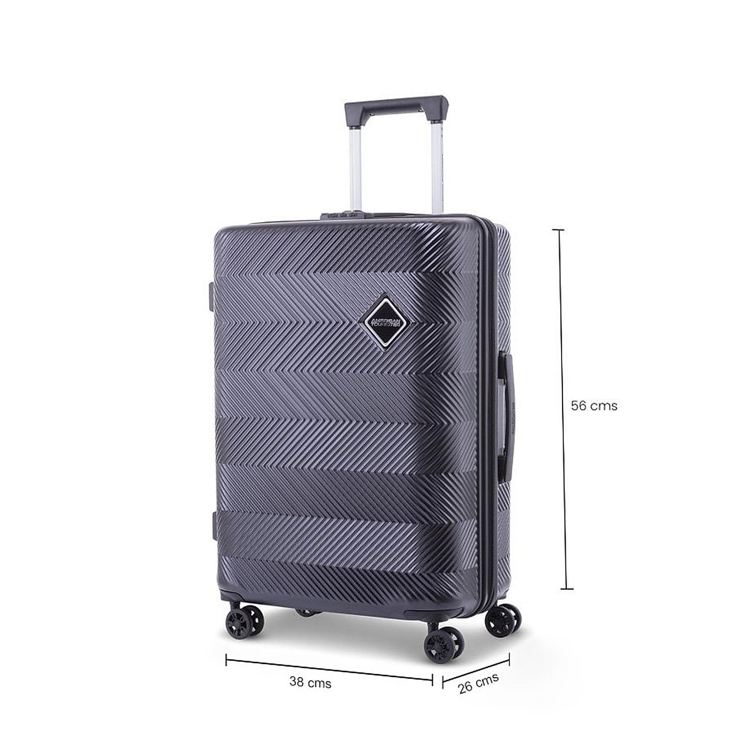 Buy Black Bayview Spinner Cabin 56 cm Hard Luggage Online at American Tourister 511811