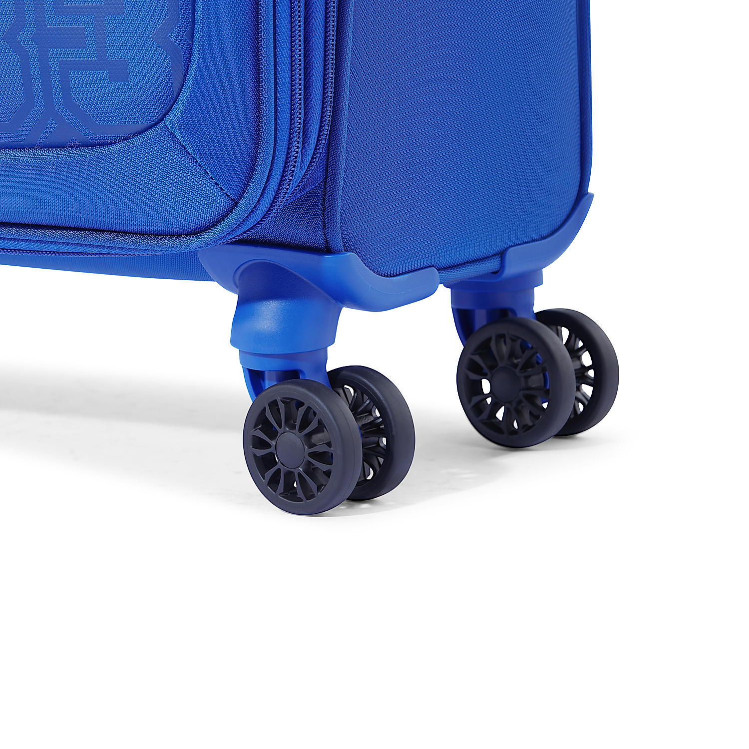 Buy Blue Majoris + Spinner Cabin (58.5 cm) Soft Luggage Online at ...