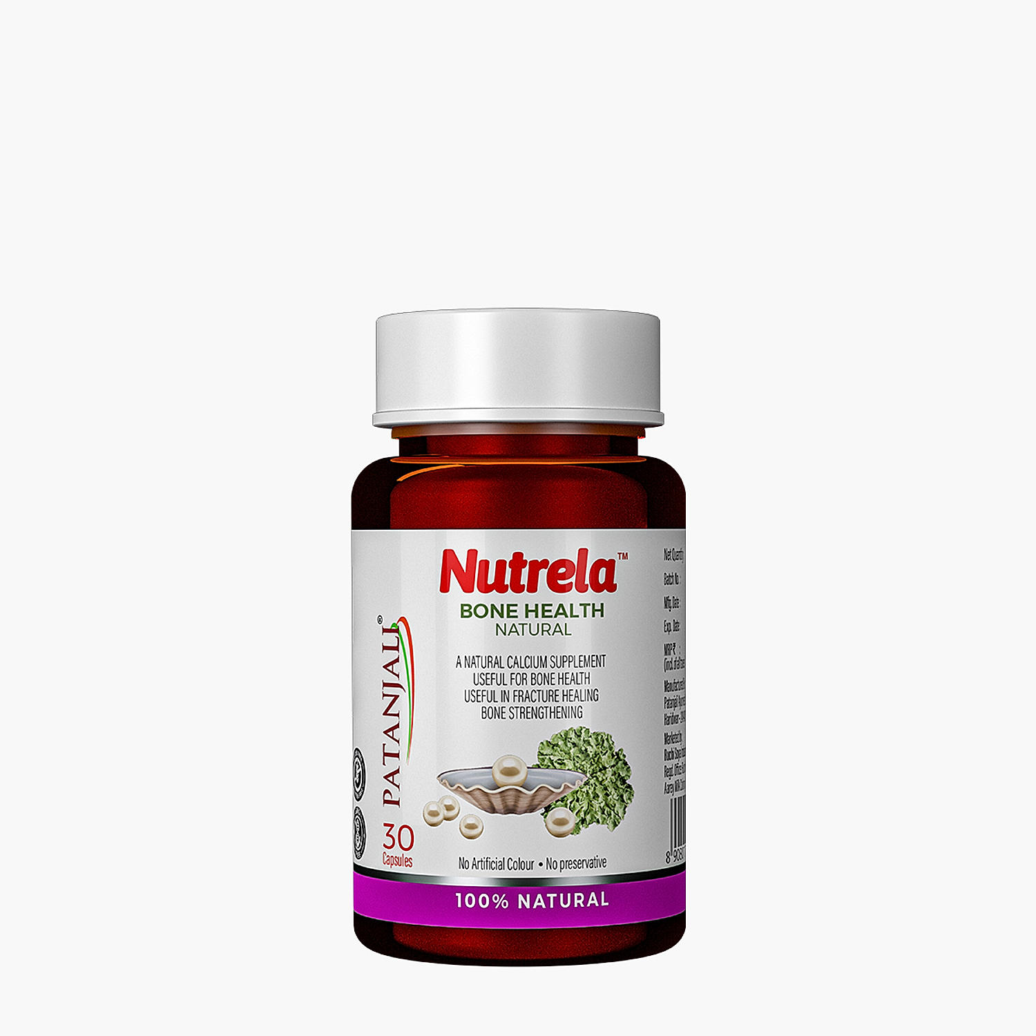 Patanjali Nutrela Bone Health - Natural Calcium Supplement (Pack of 1)