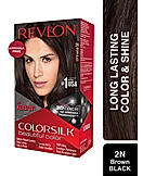 Revlon Colorsilk Hair Color with Keratin - (Brown Black 2N ,40 + 40ml)