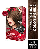 Revlon Colorsilk Hair Color with Keratin - (Medium Brown 4N ,40 + 40ml)