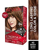 Revlon Colorsilk Hair Color with Keratin - (Medium Golden Brown 4G ,40 + 40ml)