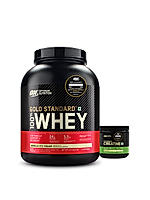 Gold Standard 100% Whey Protein Powder | Vanilla Ice Cream | 5 lbs and Micronised Creatine Powder | Unflavoured | 250 g