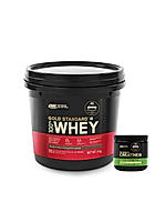 Gold Standard 100% Whey Protein Powder | Double Rich Chocolate | 4 kg and Micronised Creatine Powder | Unflavoured | 250 g