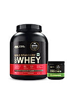 Gold Standard 100% Whey Protein Powder | Double Rich Chocolate | 1.7 kg and Micronised Creatine Powder | Unflavoured | 250 g