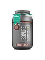 Isopure Whey Protein Isolate Powder with Vitamins for Immune Support |Cookies & Cream | 1 Kg